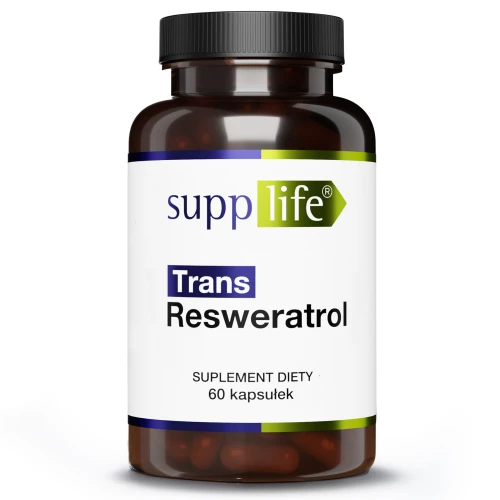 Supplife - Trans-Resweratrol 200 mg - 60 kapsułek Supplife - Trans-Resweratrol 200 mg - 60 kapsułek